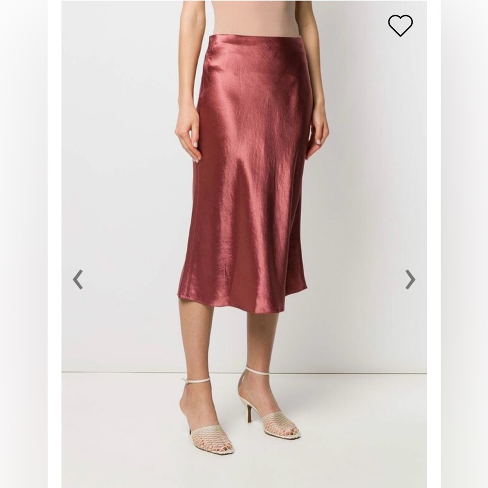 Vince Satin Slip Skirt